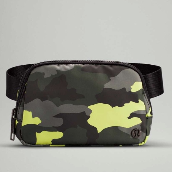 Lululemon Neon Mint Camo Everywhere Belt Bag